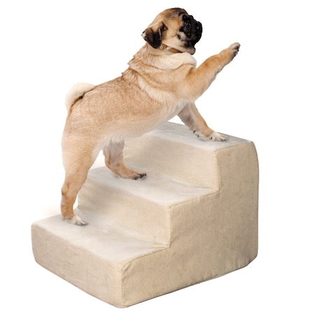Pet Adobe High Density Foam 3 Tier Pet Steps - Tan 806326RSF